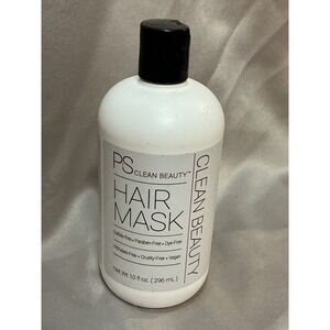 PS Clean Beauty Hair Mask Unisex 10oz White New Sulfate-Free Vegan Conditioning